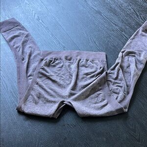 Lululemon Athletica Gray Leggings with Tapered Legs